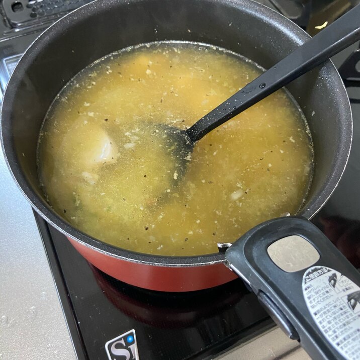 白菜と鶏むねのスープ
